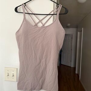 lululemon athletica Soft Mauve Strappy Camisole